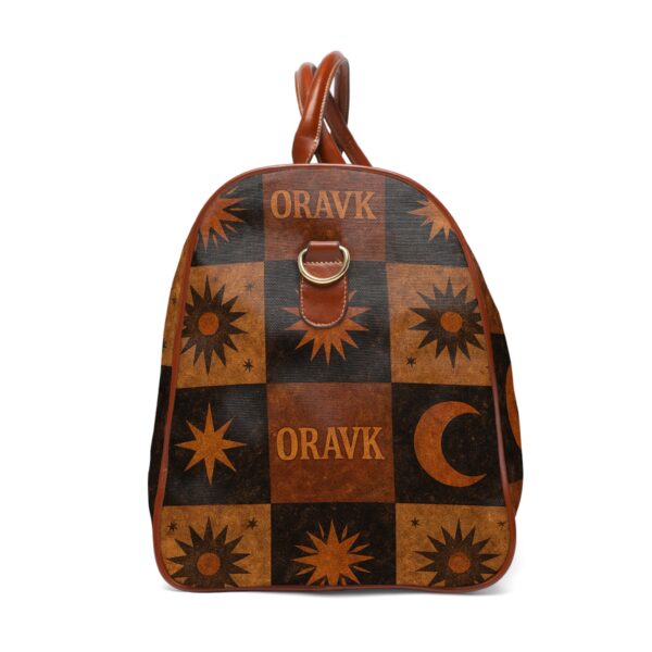 stylish waterproof travel bag, versatile weekender bag, travel accessory, perfect for holidays and adventures, carry on luggage