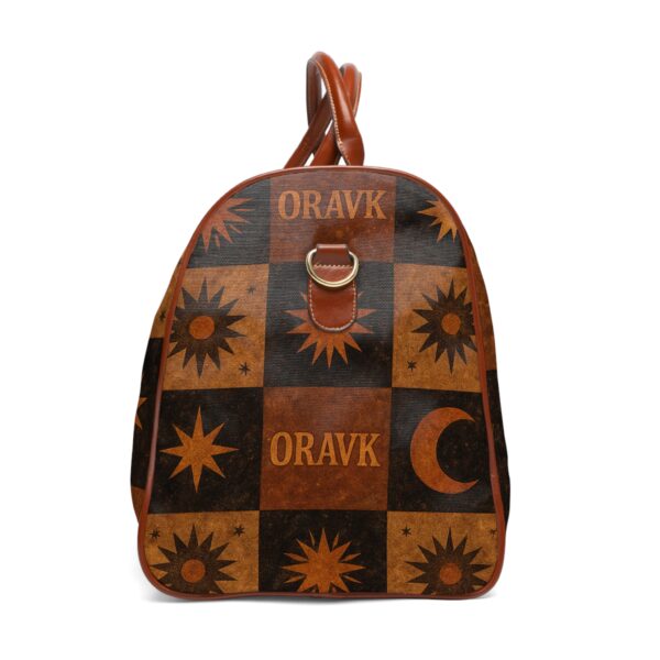 stylish waterproof travel bag, versatile weekender bag, travel accessory, perfect for holidays and adventures, carry on luggage