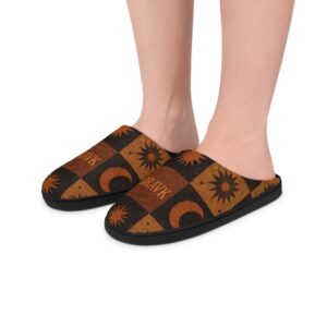 cozy starry men's indoor slippers | warm home footwear, relaxation gift, housewarming essentials, zodiac vibes, stylish comfort