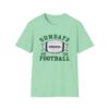 unisex football sunday t shirt – softstyle tee for game day, football lovers, sports fan, gameday outfit, gift for him/her