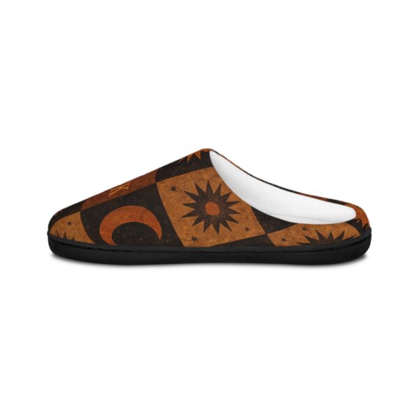 cozy starry men's indoor slippers | warm home footwear, relaxation gift, housewarming essentials, zodiac vibes, stylish comfort