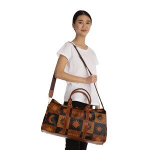 stylish waterproof travel bag, versatile weekender bag, travel accessory, perfect for holidays and adventures, carry on luggage