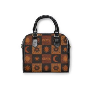 stylish festival shoulder handbag, boho chic bag, sun and moon design purse, everyday tote, gift for her