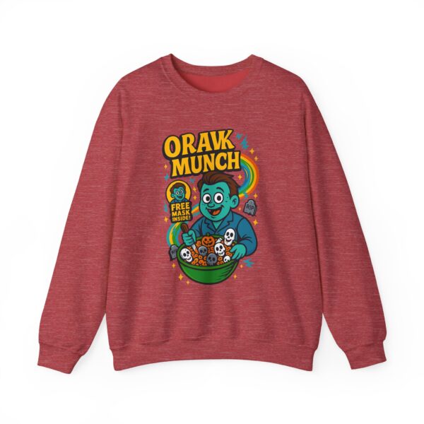 orak munch crewneck sweatshirt cozy graphic sweater for snacks lovers, unisex pullover, perfect gift for all occasions, fun [...]