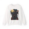 halloween themed unisex crewneck sweatshirt, cozy apparel, fall fashion, spooky season sweater, perfect for halloween parties