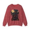 halloween themed unisex crewneck sweatshirt, cozy apparel, fall fashion, spooky season sweater, perfect for halloween parties