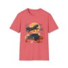 halloween vintage car & plane tee, funny spooky t shirt, unisex graphic shirt, fall celebration top, unique gift idea