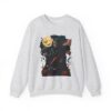 halloween themed unisex crewneck sweatshirt, cozy apparel, fall fashion, spooky season sweater, perfect for halloween parties