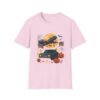 halloween vintage car & plane tee, funny spooky t shirt, unisex graphic shirt, fall celebration top, unique gift idea