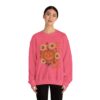 fall pumpkin sweatshirt, cozy autumn crew sweat, halloween apparel, cute sweatshirt gift, floral sweatshirt